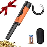 SUNPOW Pinpointer Metalldetektor Für Erwachsene & Kinder, Wasserdicht Pin Pointer Metallsucher - Hochempfindliche 360°-Detektion - Einfacher Gebrauch 2 Alarmmodi - Sonde zur Schatzortung