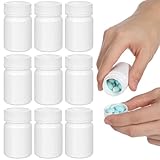 CIYODO 20 Stück Transparente Borosilikatglasfläschchen 50 ml mit Korkverschluss Umweltfreundliche und Langlebige Behälter für Granulate Tee Bonbons und Ätherische Öle