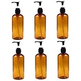 SAFIGLE 6Stücke Kosmetikspender Flaschen Praktische Lotion Pressflaschen mit Luftdichtem Verschluss für Optimale Lagerung und Einfache Handhabung für Zuhause und Unterwegs