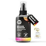 Intelligent Fluids Premium Brillen Reiniger Spray - Brillengläser Reiniger für streifenfreien Glanz - Intensives Brillen Reinigungs Spray - Reinigungsspray für Lese-, Sport- und Sonnenbrillen (100ml)