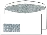 kuvermatic® Kuvertierhülle, mit Fenster, gummiert, C6/5, 229 x 114 mm, 80 g/m², Offset, weiß (1.000 Stück), Sie erhalten 1 Packung á 1000 Stück