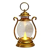 Tragbare LED -Lampe im Retro -Stil: Pfähle für Zelt für Zelt, ideal für Innen- und Außengebrauch | Perfekt für die Dekoration zu Hause, Zimmer, Schlafzimmer, Nachtstock, Terrasse