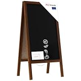 ALLboards Kundenstopper mit lackiertem Holzrahmen 100x50cm,...