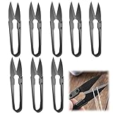 8 Stück Mini Federschere, Gartenschere, Bonsai Schere Pflanzenschere Kleine Gartenschere Ernte Zimmerpflanzen Zubehör,Trimm Schere