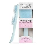 Tangle Teezer Große Ultimate Detangler Haarbürste für Coloriertes, Feines & Empfindliches Haar – Sanfte Borsten Reduzieren Haarbruch & Ziepen – Sanft zu Empfindlichem Haar – Blau