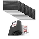 HASKYY 2mm Alubutyl Platten 4,44m² 500x370mm 24x Anti Dröhn Dämmmatte selbstklebend Auto Dämmung - KFZ Lärmschutz, Schalldämmung und Schallschutz