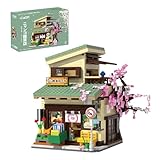 litodinogo CADA C66015 Japanische Klemmbausteine Haus, 921 Teile Lebensmittelgeschäft MOC Bausteine Street View Set für Jugendliche und Erwachsene (Kompatibel mit Lego)