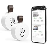 ORIA Bluetooth Thermometer Hygrometer, 2 Stk Kabelloses...