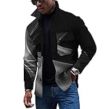 Herren Dünne Jacke Winterjacke Herren Lang Leinen Hemd Herren Jacken Herrenmantel Langarmshirts Für Herren Herren Übergangsjacke Skijacke Hemd Mit Pullover Wachsjacke Herren(Light Brown,XL)