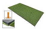 LL-Golf ® Golf Abschlagmatte 60x30 cm/Übung Training Matte/Übungsmatte inklusive Gummi Tee/ideal zum Trainieren des Golfschwung im Garten oder Garage