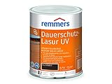 Remmers Dauerschutz-Lasur UV palisander, 0,75 Liter, Dekorative Medium-Solid-Lasur für Außen, auch für helle Farbtöne und farblos UV+, wetterbeständig