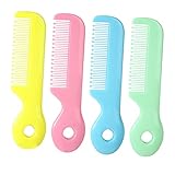 4 Stück Babykamm Kleinkinderhaare Haarkämme Für Kinder Babykämme Entwirrender Kamm Anzug Für Kleinkinder Haarkamm Für Kleinkinder Babyhaarkamm Puppe Mini-kamm Flacher Haarkamm Abs VICASKY