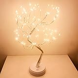 XVZ LED Lichterbaum, 108 LED Baum Lichter, USB Tischlampe Batteriebetrieben Stimmungslicht für Wohnzimmer, Büro, Esszimmer, Weihnachten, Hotel, Innen Deko - Warmweiß