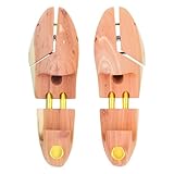 BY BNS CC Premium Schuhspanner aus Zedern-Holz, für Herren und Damen, hochwertige Schuhleisten, Schuhdehner, Shoe Tree für schöne Schuhe ohne Gehfalten, für Damen und Herren, Gr. 43/44