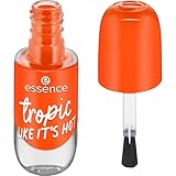 Essence Cosmetics gel nail colour, Nagellack, Orange, langanhaltend, Expressergebnis, schnelltrocknend, glänzend, vegan, ohne Mikroplastikpartikel, ohne Parfüm, ohne Parabene, 1er Pack (8ml)
