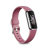 Fitbit Luxe Health & Fitness Tracker with 6-Month Fitbit Premium Membership Included, Stress Management Tools and up to 5 Days Battery, Platinum / Orchid