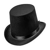 'MAXI BLACK TOP HAT' felt -