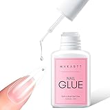 Makartt Nagelkleber für Kunstnägel, Nail Glue Extra Starker Schnelltrocknend in 5 s, 28 Tage lang anhaltend, Acryl Nail Glue for Nagelspitzen Oder Reparierte Nägel, Keine UV-Lampe erforderlich