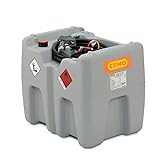 CEMO Tankanlage Tankstation Dieseltank mit 12V Pumpe Transporttank DT-Mobil Easy 210 Liter