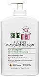 SEBAMED Flüssig Wasch-Emulsion im hygienischen Spender, reinigt die empfindliche Haut und hilft, die Haut vor Reizung und Austrocknung zu schützen, ohne Mikroplastik, 400 ml