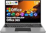 jumper Laptop 16 Zoll IPS 1200P FHD Bildschirm, Prozessor 5305U,Windows 11, 4 GB RAM 128 GB SSD, Office 365, Notebook mit numerischer Tastatur, Stereo-Lautsprecher, HDMI, WiFi