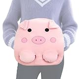 Dayysiuy Elektrische Handwärmer Plüsch 3 Stufen,Tierform Wärmekissen für Füße | 2 in 1 Heizer für Winterreise Zuhause