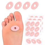 Hornhautkissen, Hühneraugenringe (45 Stück), Hühneraugenpflaster für Sofortige Schmerzlinderung, Hühneraugen Druckschutzringe Gegen Schmerzhafte Hühneraugen und Druck durch Schuhe