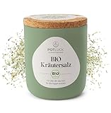 POTLUCK | Bio Kräutersalz | Gewürzmischung im Keramiktopf | 100g | Vegan, glutenfrei und mit natürlichen Inhaltsstoffen