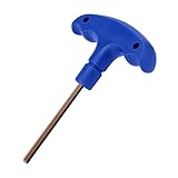 BroLuka 1 Stück Sechskantschlüssel mit T-Griff, H4 Stahl S2 Werkzeug Inbusschlüssel mit ergonomischem Griff für Möbelmontage, Reparatur von Geräten, Installation von Eisenwaren
