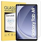 Gerutek 2 Stück Schutzfolie für Samsung Galaxy Tab A9 8,7 Zoll 2023, 9H Härte, Hülle Freundllich Schutzglas, Anti-Kratzen Anti-Bläschen Displayfolie Displayschutz für Galaxy Tab A9 (SM-X110/ SM-X115)