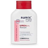 numis med Shampoo mit 5% Urea - Hautberuhigendes Haarshampoo für extrem trockene, zu Juckreiz neigende Kopfhaut - vegane Haarpflege ohne Silikone, Parabene & Mineralöl - Haar Shampoo (1x 200 ml)