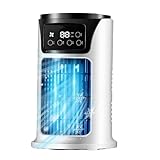 Tragbare Klimaanlagen, Luftkühlventilator - Persönliche Klimaanlage - Tragbare Klimaanlagen, leiser USB-betriebener Luftkühler für Zimmer, Auto, Schreibtisch
