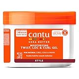 Cantu - Feuchtigkeitesspendendes Twist&Lock Gel - Anti-Frizz Styling Gel für lockiges und strukturiertes Haar - 1er Pack (1x 370g) CTU07005