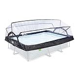 EXIT Toys Poolabdeckung 300x200cm - Universell für Rechteckige Pools - Hält Wasser Warm und Sauber - Einfache Montage - Robuste, Hochwertige Konstruktion - Geeignet für EXIT Pools und Andere Modelle