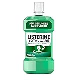 LISTERINE Total Care Zahnfleisch-Schutz (500 ml), schützende Mundspülung gegen Zahnfleischprobleme mit 6 in 1 Wirkung, antibakterielles Mundwasser stärkt die Zähne, bis zu 24h frischer Atem