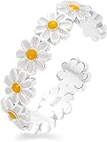 Chrysantheme Ring Stapelbare Ring Damen Charm Schmuck