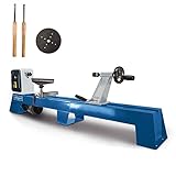 Scheppach DM1100T Drechselbank Drechselmaschine Drehbank | 4 Geschwindigkeiten | 400W | Werkstücke bis 1000mm Länge/Ø 350mm | M18-Gewinde inkl. 4-Zack-Körnerspitze, Planscheibe & Zwei Drechseleisen