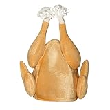 Boland 99935 - Hut Hähnchen, für Erwachsene, Kopfbedeckung, Mütze aus Plüsch, Volksfest, Kostüm, Karneval, Mottoparty, JGA