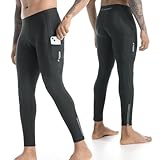 X-TIGER Fahrradhose Herren Lang mit 5D Sitzpolster,Radlerhose Herren Lang Atmungsaktive Schnelltrocknende Radhose mit 3 Taschen