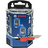 Bosch Professional 50 Ersatzklingen im Dispenser (Kompatibel mit Bosch Professional Trapezklingen Messer)