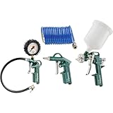 Metabo Druckluft-Werkzeugset LPZ 4 Set – 601585000 – Mit mit Adapter und Ballhohlnadel