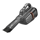 Black+Decker 36 Wh / 18 V Akku-Handstaubsauger Dustbuster Smart tech BHHV520BT (mit Cyclonic Action & zwei Saugstufen, integrierte ausziehbarer Fugendüse, inkl. Ladekabel mit Wandhalterung)