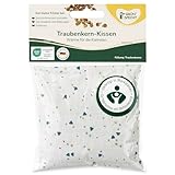 GRÜNSPECHT Traubenkern-Kissen 12x12cm, Wärmekissen für Babys & Kleinkinder, bei Blähungen & Bauchschmerzen