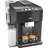 Siemens Kaffeevollautomat EQ.500 integral TQ505D09, viele Kaffeespezialitäten, Milchaufschäumer, integr. Milchbehälter, Keramikmahlwerk, Heißwasserfunktion, automat. Dampfreinigung, 1500 W, schwarz