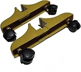 Standfüße für Infrarotheizungen, Robuste Standfüße mit Rollen für eine Infrarotheizung für freistehende Verwendung der Elektroheizung, Flachstrahler-verschiedene Marken und Modelle(2 stück)