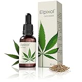 Elpixol® Hanföl Tropfen - Hochdosiert mit Omega 3-6-9 (30ml) - 100% Hanfsamenöl Nativ und Kaltgepresst - 30mg veganes Omega 3 pro Tropfen - Laborgeprüft & Natürlich