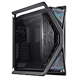 ROG Hyperion GR701 BTF Edition E-ATX Gaming PC-Gehäuse, BTF-Anschlüsse, unterstützt 420mm Radiatoren, 4X 140mm Lüfter, ARGB Lüfter-Hub, 60W Schnellladung