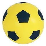 HTI Toys & Games Fun Sport Fußball Größe 5 Gelb| Indoor/Outdoor Weicher Schaumstoff-Fußball Großer Spaß für Erwachsene und Kinder Jungen & Mädchen…