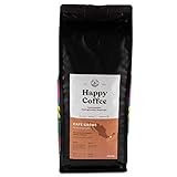 Happy Coffee CAFE CREME | Für Kaffeevollautomaten | Säurearm | schokoladig (1KG)