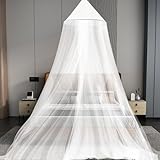 Moskitonetz Bett für Doppelbett Einzelbett 60×250×1100cm Moskitoschutz Moskitonetz für Doppelbett Einzelbett Hochwertiges Feinmaschiges Betthimmel Moskitonetz Reise für Zuhause und Indoor Outdoor